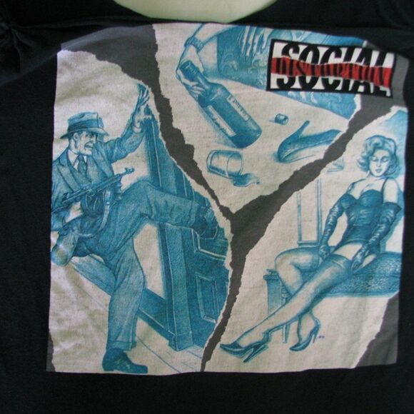 Vintage Social Distortion Distressed/Altered Tee - Picture 2 of 5